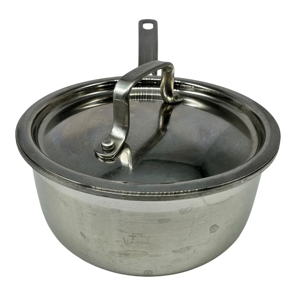 Cuisinart MultiClad Pro 1.5 Qt Stainless Steel Saucepan with Cover Lid MCP19-16N
